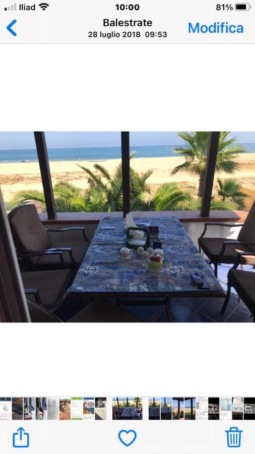 Villa La Casa Sulla Spiaggia Balestrate Exterior foto